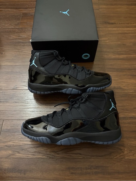 Jordan Other - Jordan Retro 11 Black with Teal Jumpman